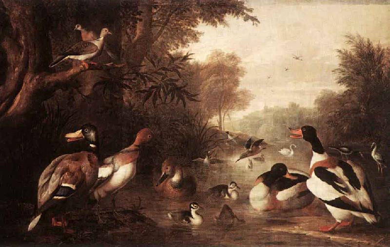 Jakob Bogdani Landscape with Ducks